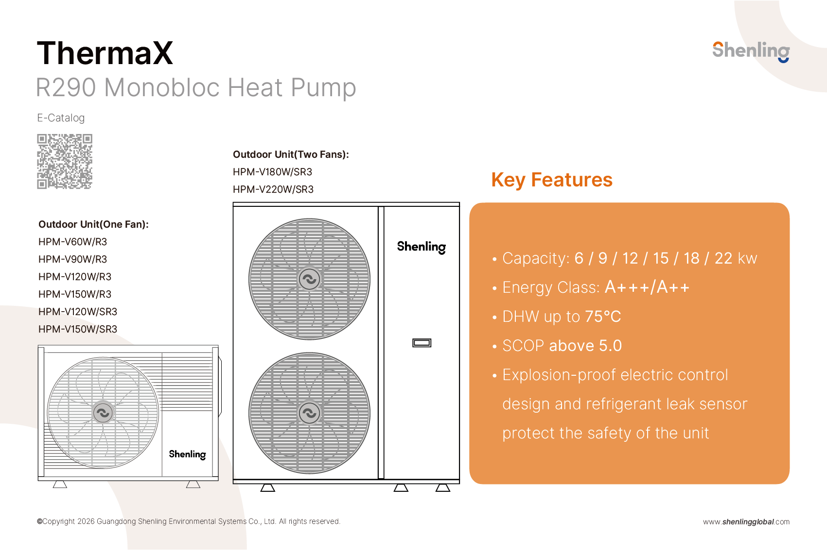 R290 Monobloc Air-to-Water Heat Pump